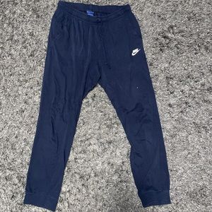 men’s nike navy blue joggers